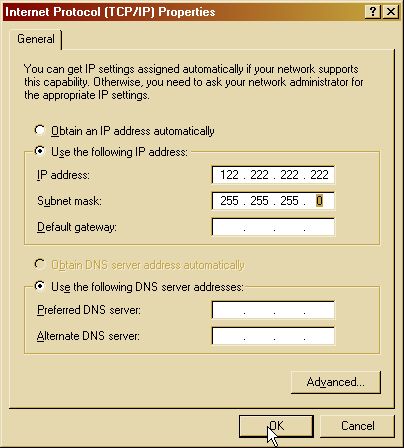 Local Area Connection Properties