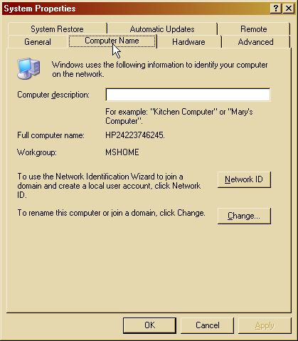 computer name